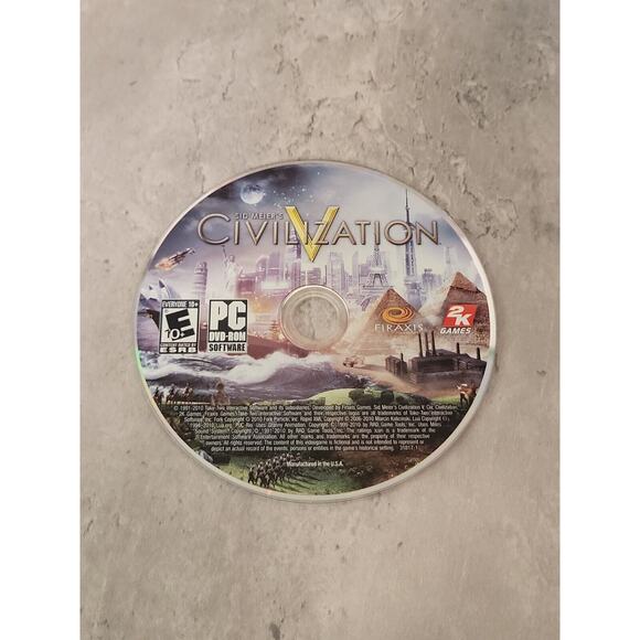 Civilization 5 - Sid Meier (PC, DVD, 2010) Complete With Manual And Poster - Picture 4 of 11
